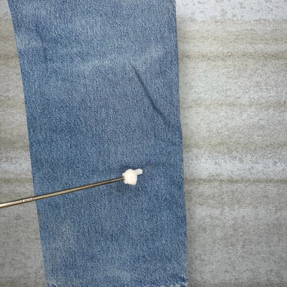 Vintage 90s Rustler Skater Jeans 34x32 Relaxed Straight Leg Fit Light Wash Denim - Picture 4 of 5